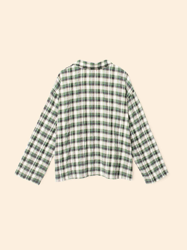 X2508 Pajama Set Green Brook Lyra Plaid Pajama Set Green Brook Lyra Plaid Pajama Set