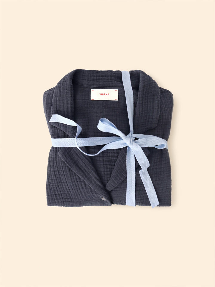 X2508 Pajama Set Stormy Night Lyra Gauze Pajama Set Stormy Night Lyra Gauze Pajama Set