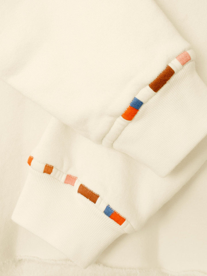 X2508 Sweatshirt Cloud Embroidered Honor Sweatshirt Cloud Embroidered Honor Sweatshirt