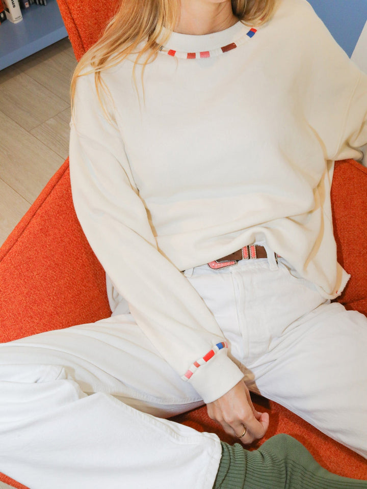 X2510 Sweatshirt Cloud Embroidered Honor Sweatshirt Cloud Embroidered Honor Sweatshirt