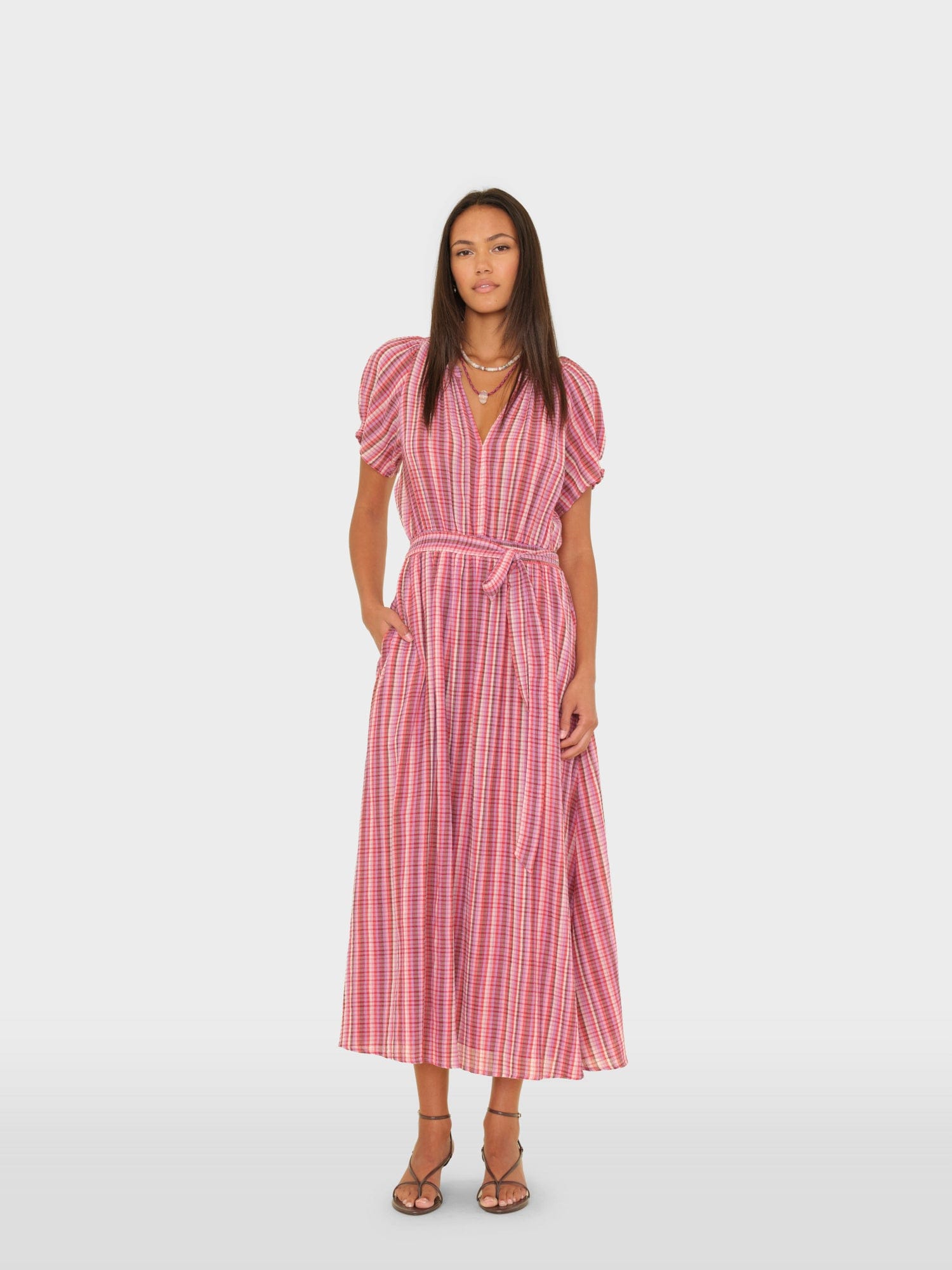 XIRENA Harlow Dress | Red/Plaid | Size L | Shopbop