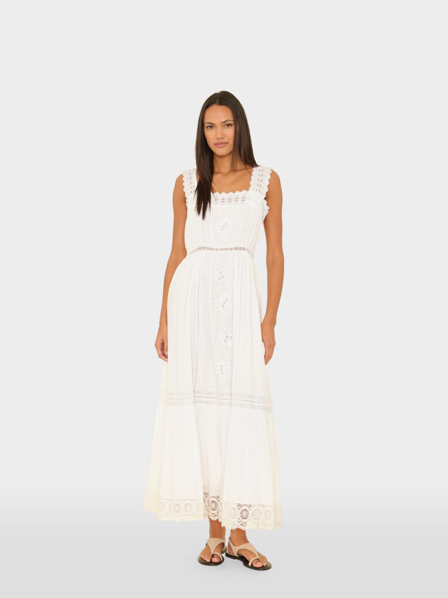 White Anita Dress