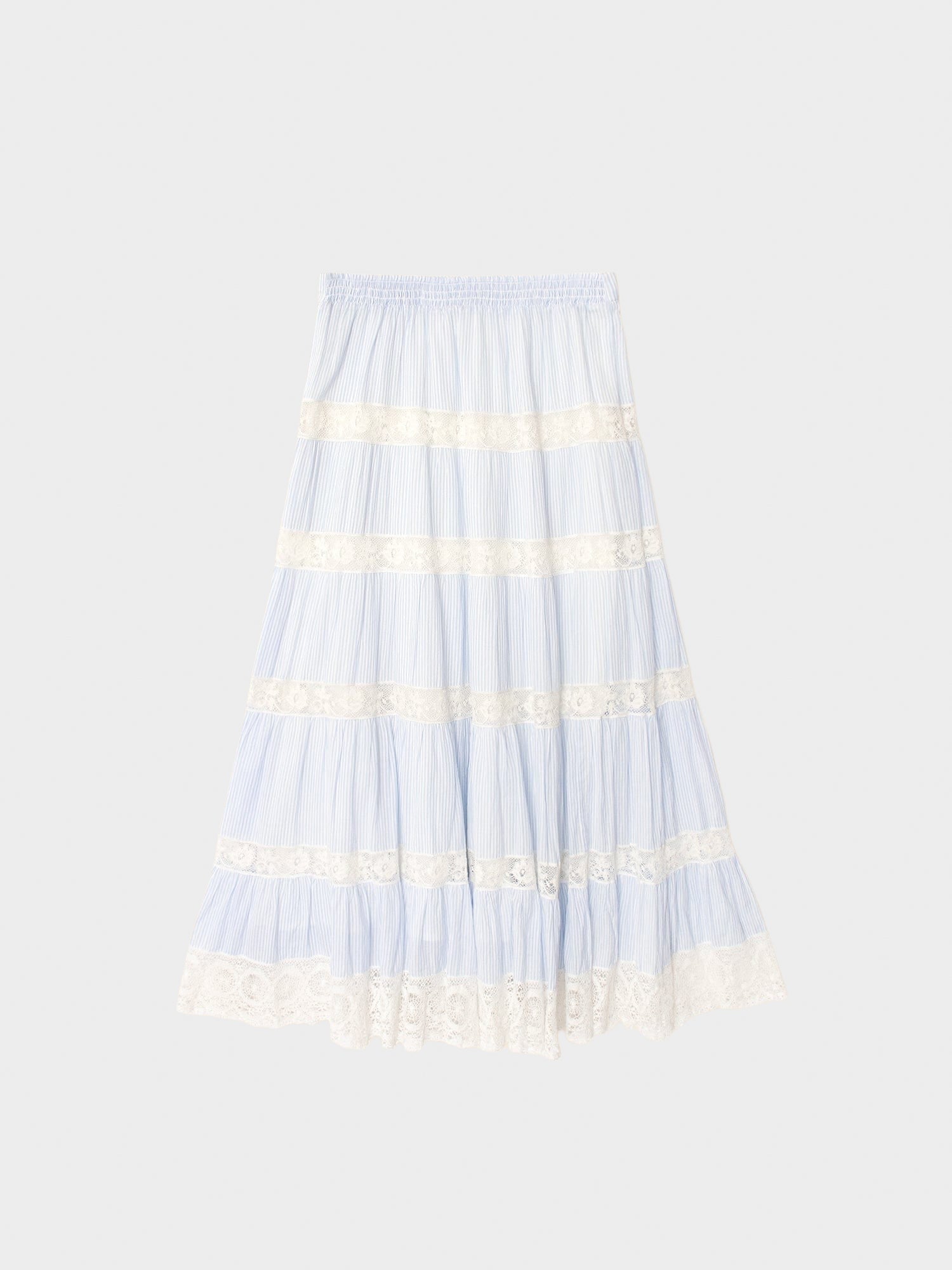Blue White Stripe Amore Skirt