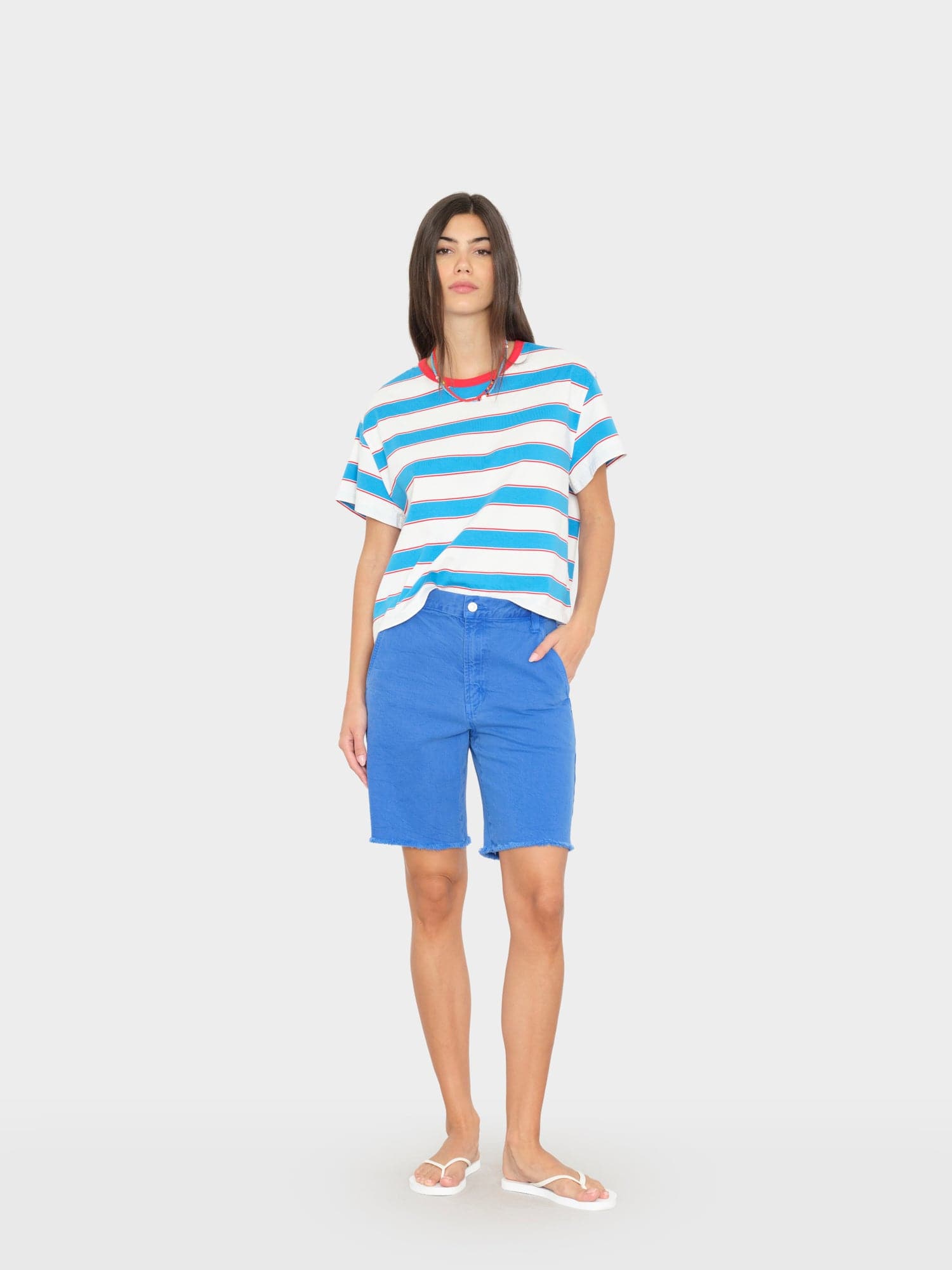 Washed Cobalt Knox Denim Short
