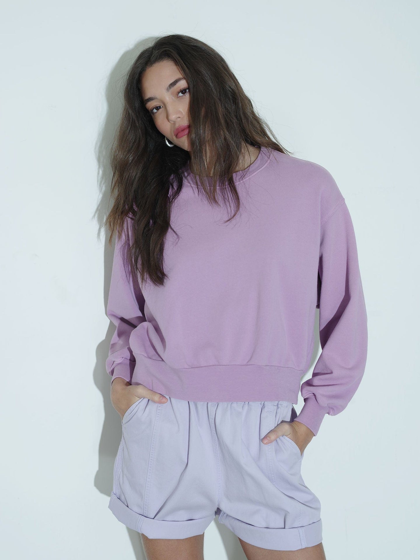 Xirena Sweatshirt Dusty Lavender Huxley Sweatshirt