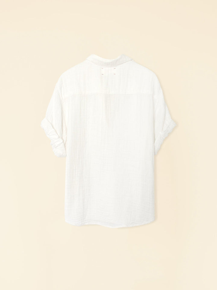 Xirena Top White Cruz Top