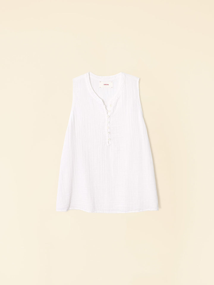 Xirena Top White Tish Top