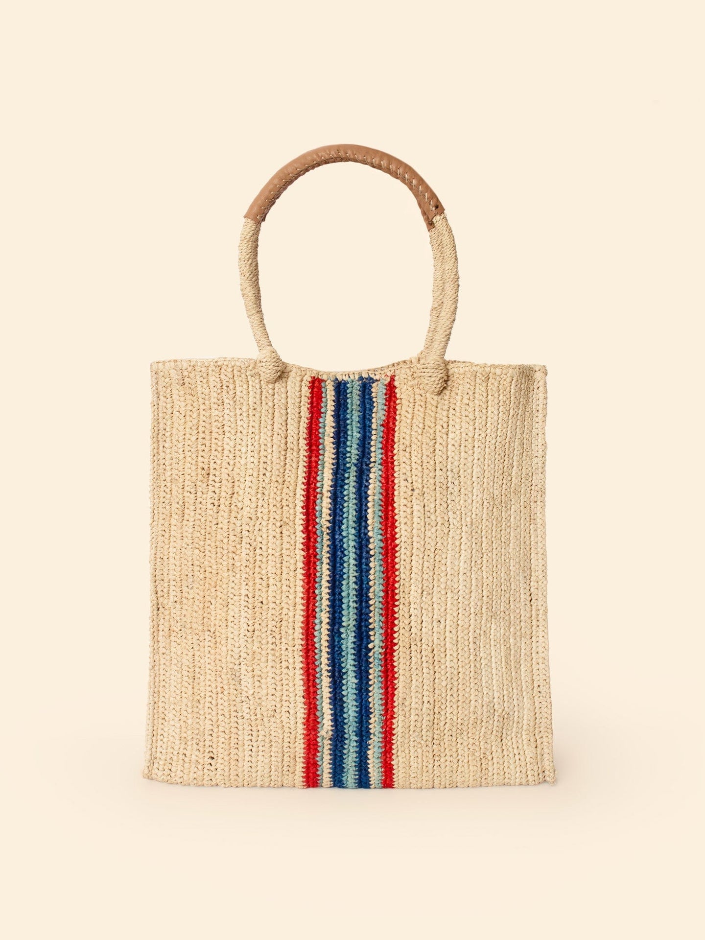 A Point Etc Bag One Size / Blue A Point Etc Blue Artemis Natural Medium Tote Bag P0ART000-OS-BLU A Point Etc Blue Artemis Natural Medium Tote Bag