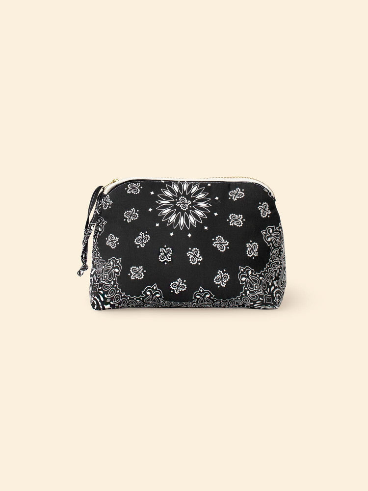 CALL IT BY YOUR NAME Accessory One Size / Black CALL IT BY YOUR NAME Black Happy Face Toiletry Bag C0SLK206-OS-BLK CALL IT BY YOUR NAME Black Happy Face Toiletry Bag