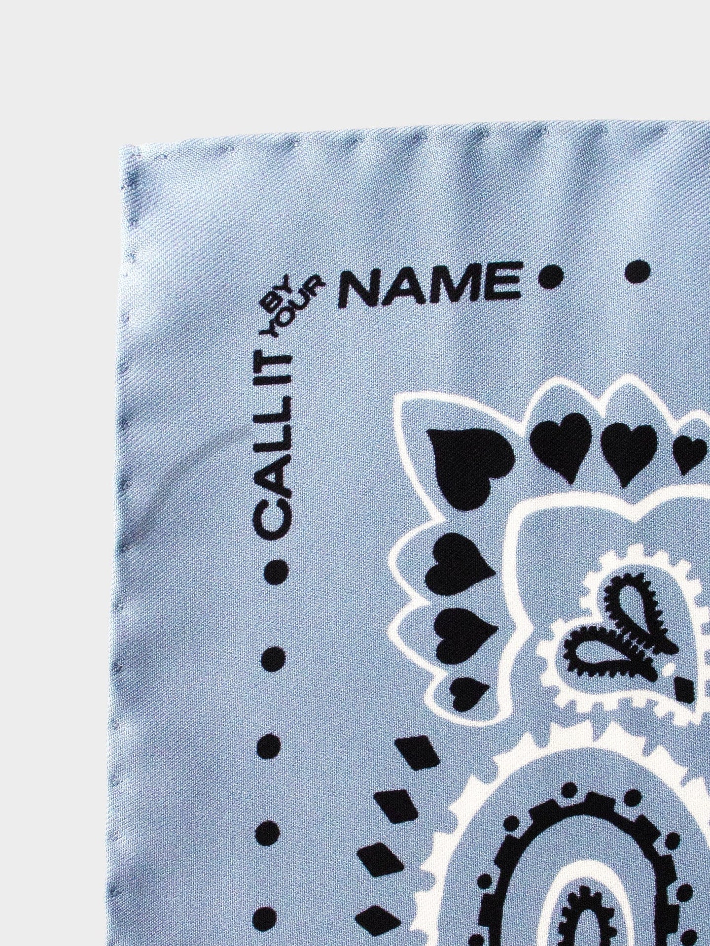 CALL IT BY YOUR NAME Accessory One Size / Chambray Chambray Star Silk Bandana C0SLK400-OS-CHM Chambray Star Silk Bandana