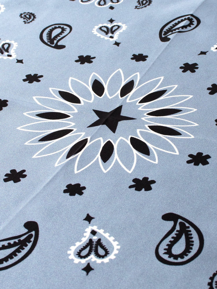 CALL IT BY YOUR NAME Accessory One Size / Chambray Chambray Star Silk Bandana C0SLK400-OS-CHM Chambray Star Silk Bandana