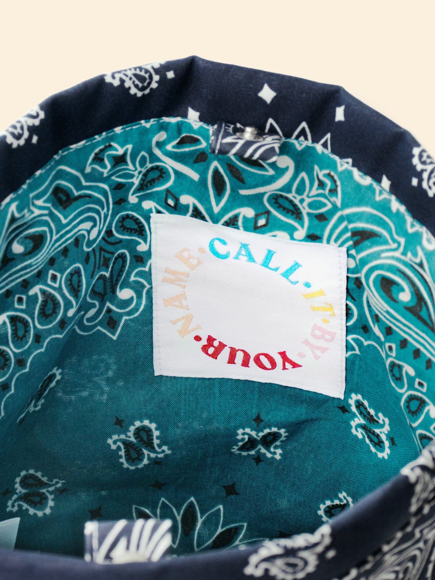 CALL IT BY YOUR NAME Accessory One Size / Navy CALL IT BY YOUR NAME Navy Seau Bucket Bag C0SLK204-OS-NVY CALL IT BY YOUR NAME Navy Seau Bucket Bag