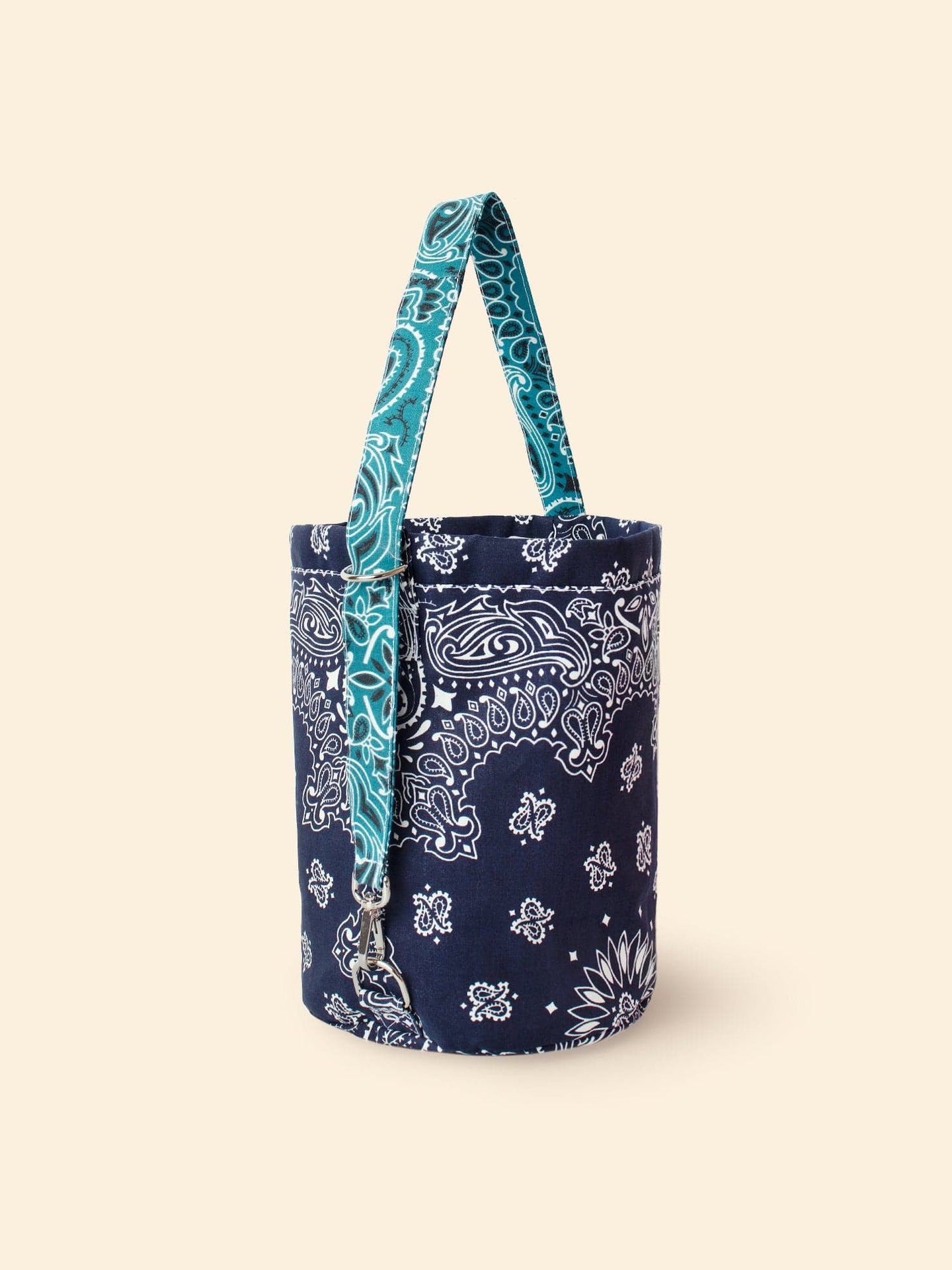 CALL IT BY YOUR NAME Accessory One Size / Navy CALL IT BY YOUR NAME Navy Seau Bucket Bag C0SLK204-OS-NVY CALL IT BY YOUR NAME Navy Seau Bucket Bag