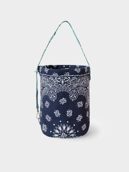 Navy Seau Bucket Bag