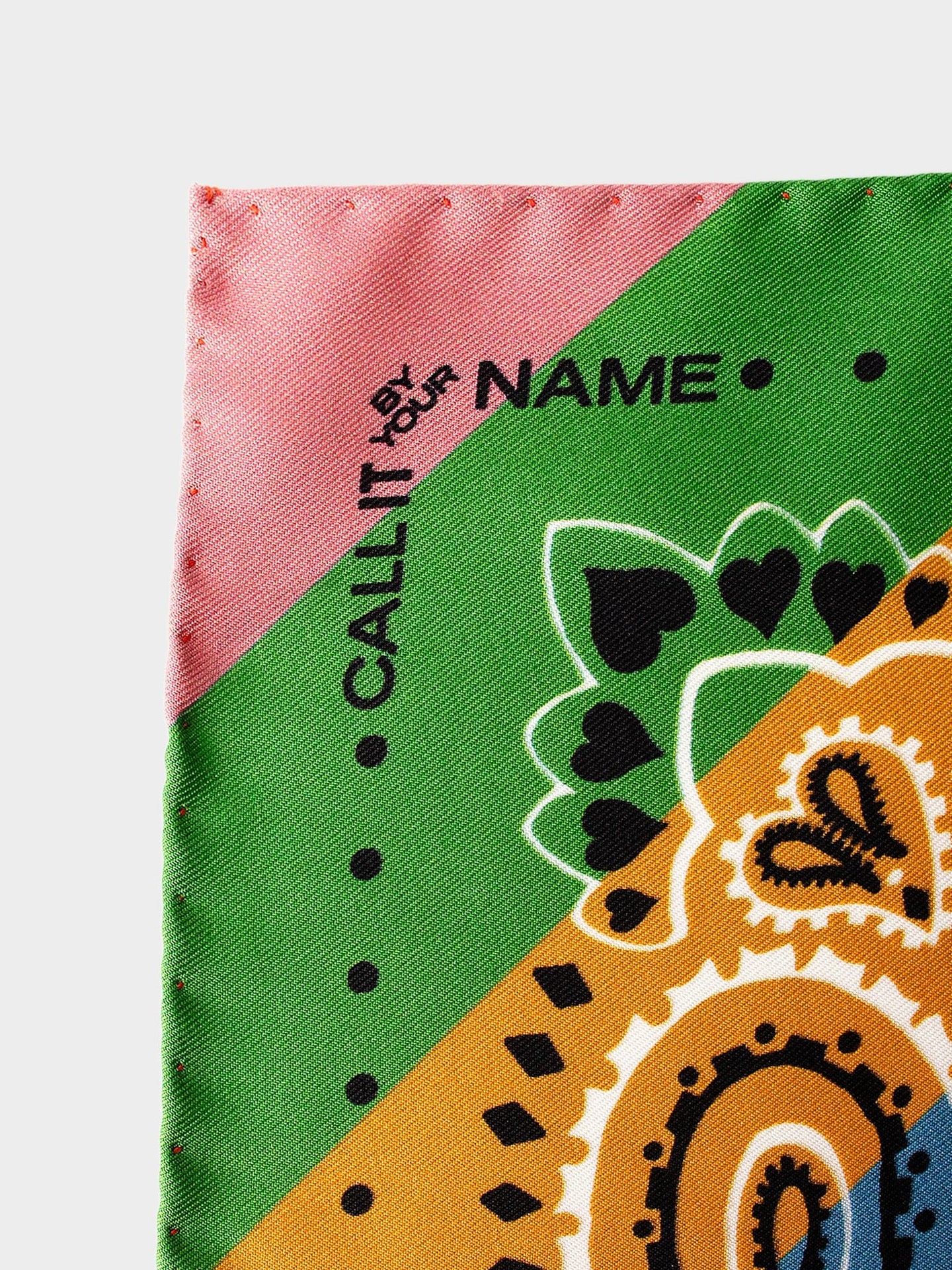 CALL IT BY YOUR NAME Accessory One Size / Rainbow Rainbow Star Silk Bandana C0SLK400-OS-RNBW Rainbow Star Silk Bandana