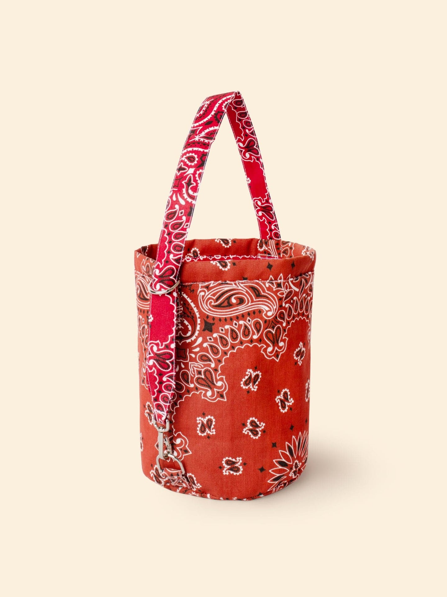 CALL IT BY YOUR NAME Accessory One Size / Red CALL IT BY YOUR NAME Red Seau Bucket Bag C0SLK204-OS-RED CALL IT BY YOUR NAME Red Seau Bucket Bag