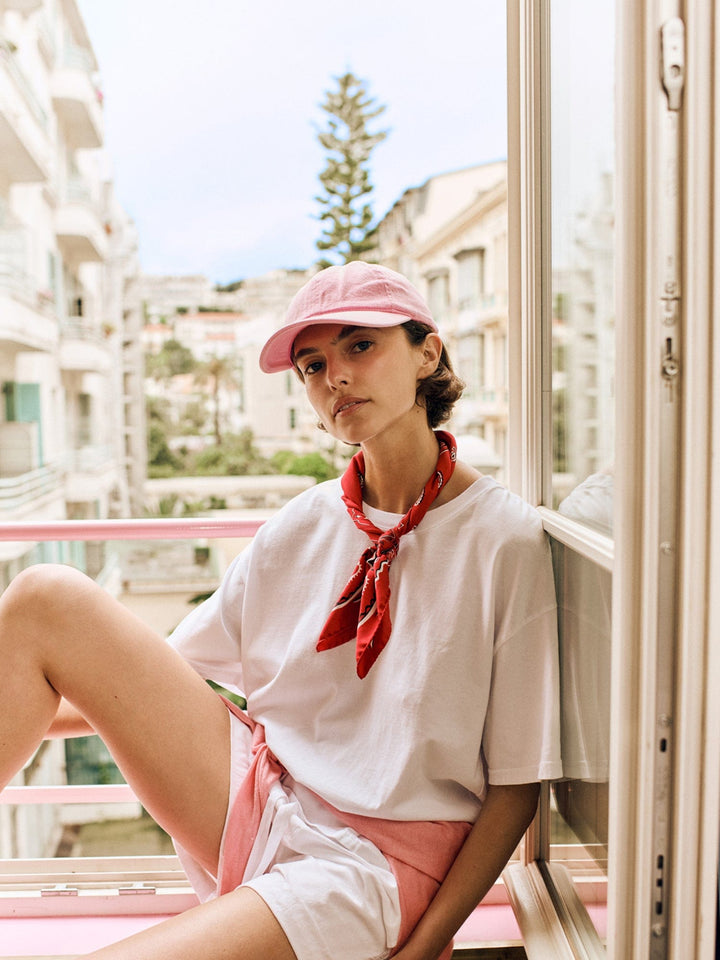 CALL IT BY YOUR NAME Accessory One Size / Red CALL IT BY YOUR NAME Red Western Silk Bandana C0SLK203-OS-RED CALL IT BY YOUR NAME Red Western Silk Bandana