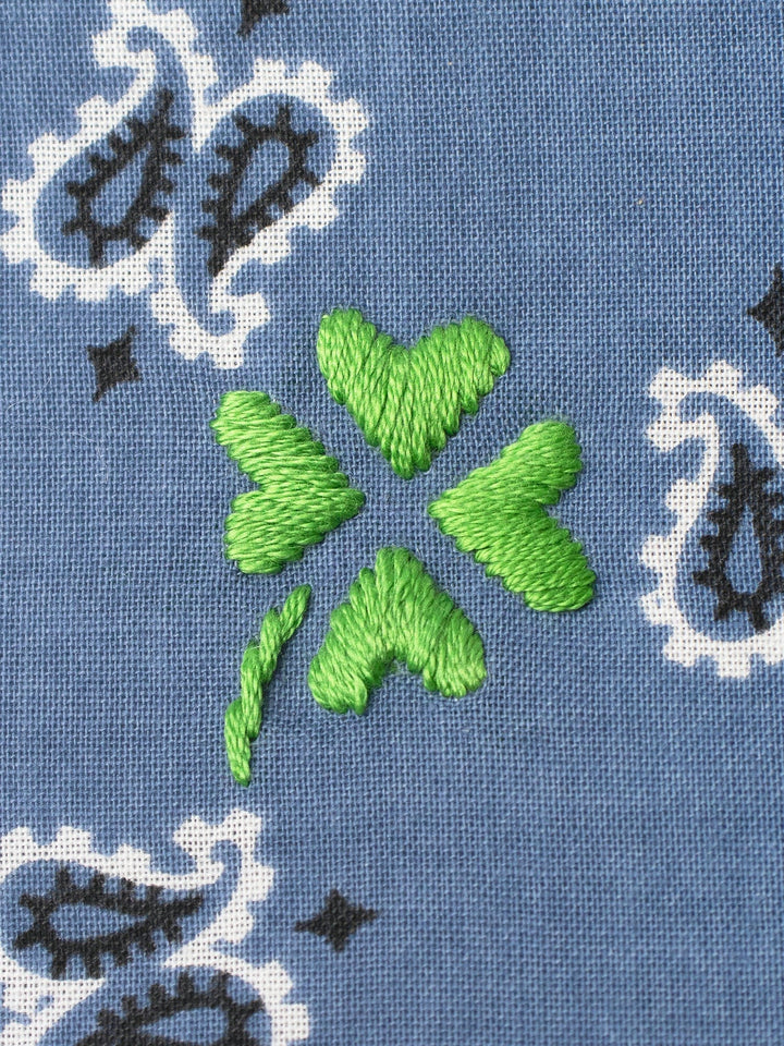 CALL IT BY YOUR NAME Bag One Size / Chambray Chambray Clover Toiletry Bag C0SLK500-OS-CHM Chambray Clover Toiletry Bag