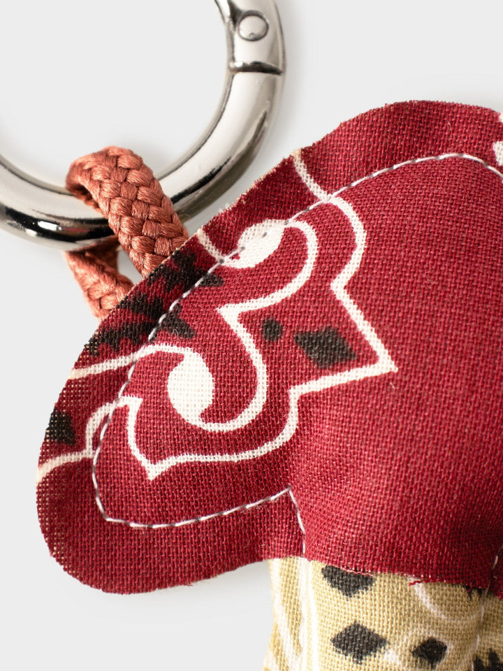 CALL IT BY YOUR NAME Keychain One Size / Bordeaux Beige Bordeaux Beige Mushroom Keychain C0SLK718-OS-BDXB Bordeaux Beige Mushroom Keychain