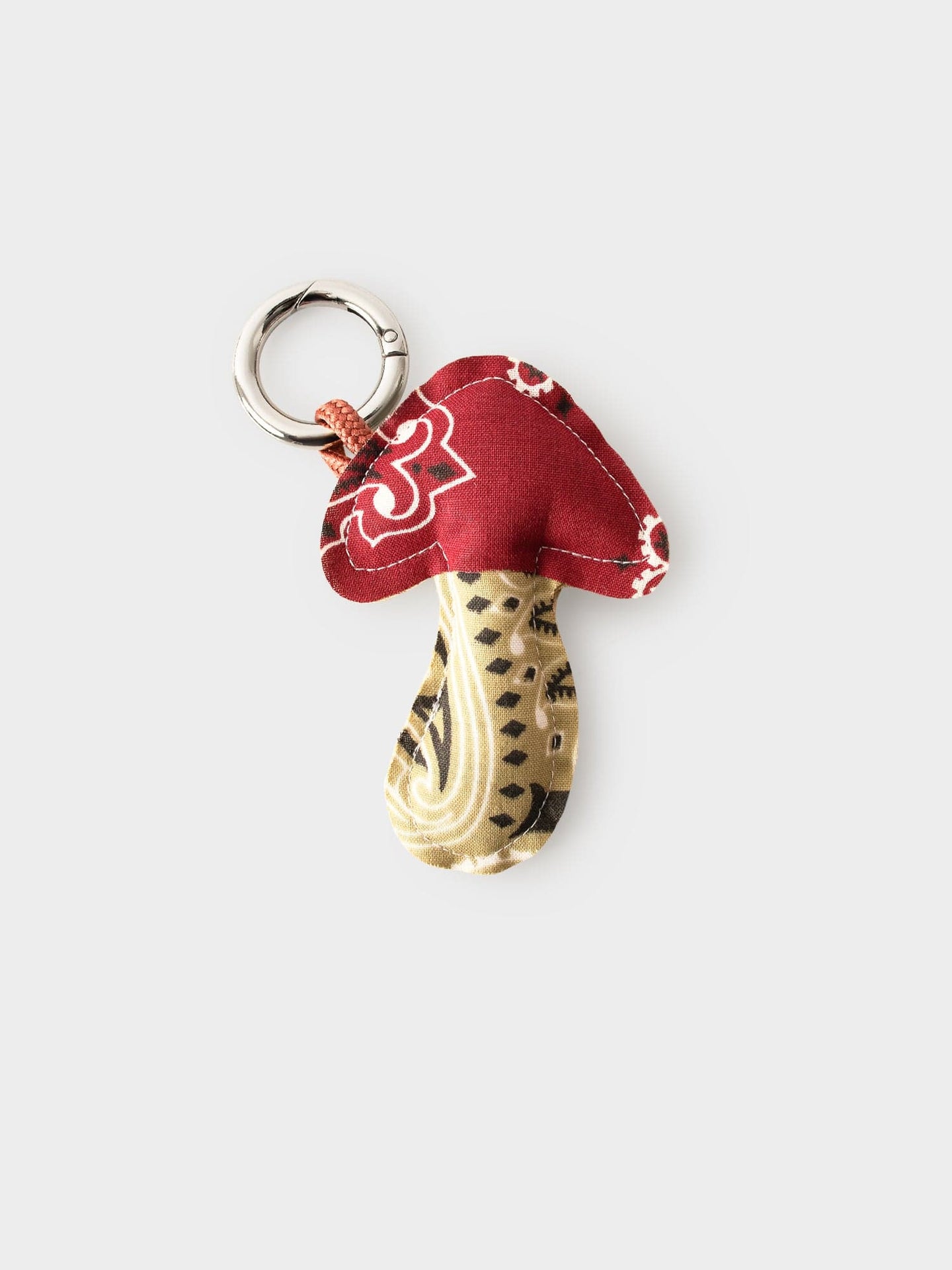 CALL IT BY YOUR NAME Keychain One Size / Bordeaux Beige Bordeaux Beige Mushroom Keychain C0SLK718-OS-BDXB Bordeaux Beige Mushroom Keychain