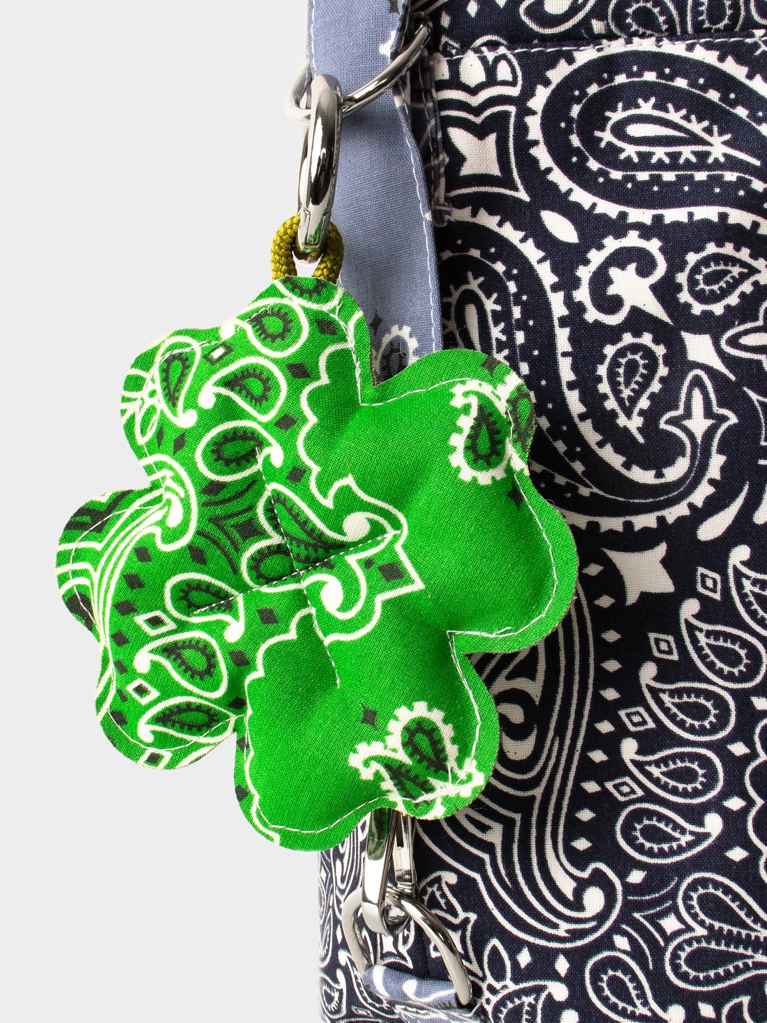 Grass Green Clover Keychain