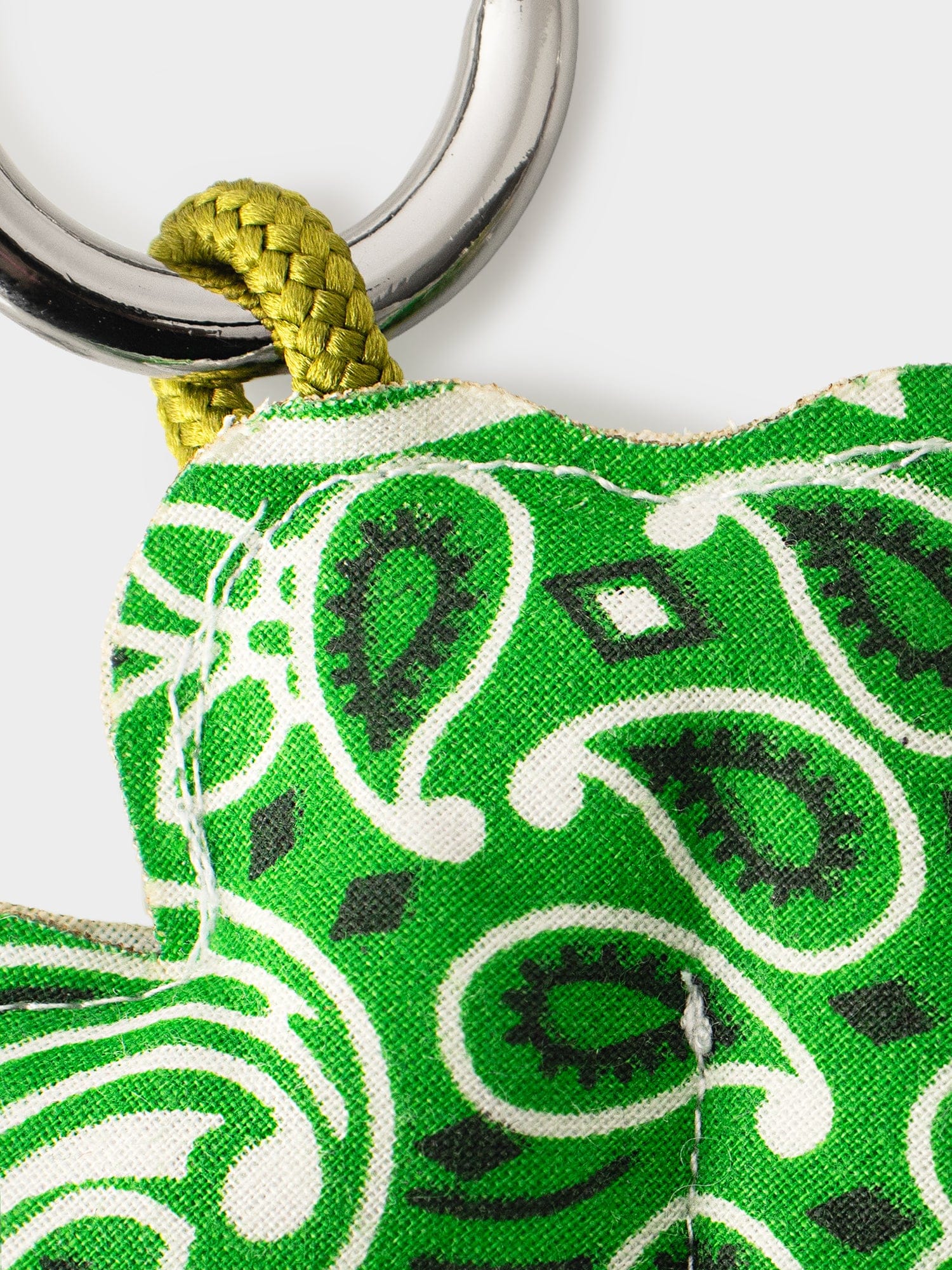 Grass Green Clover Keychain