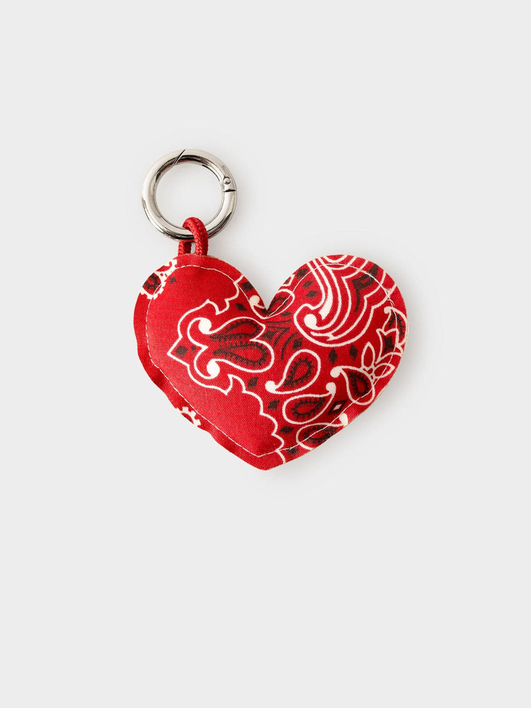 CALL IT BY YOUR NAME Keychain One Size / Red Red Heart Keychain C0SLK729-OS-RED Red Heart Keychain