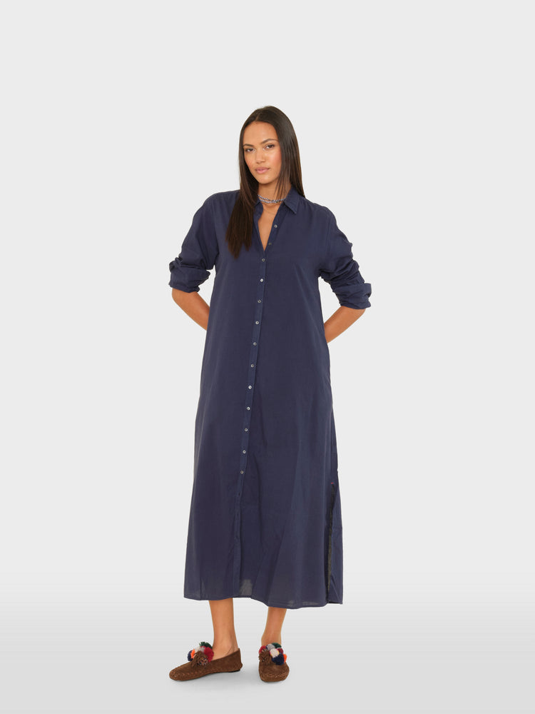 boden navy maxi dress Boden Women's Viv Double Cloth Maxi Dress in Blue