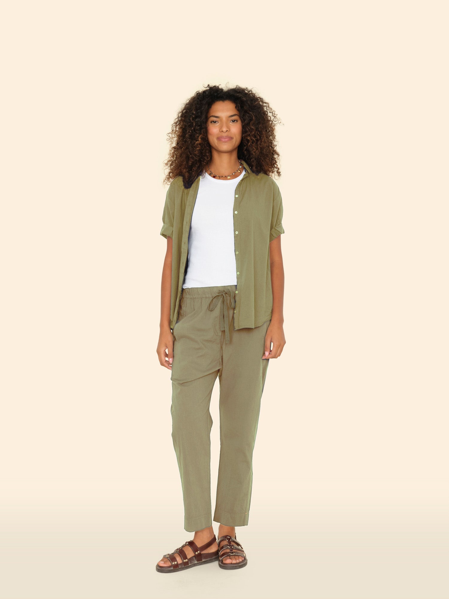【PORTERNA】Liment Brushed Trousers PORTERNA】Liment Brushed Trousers