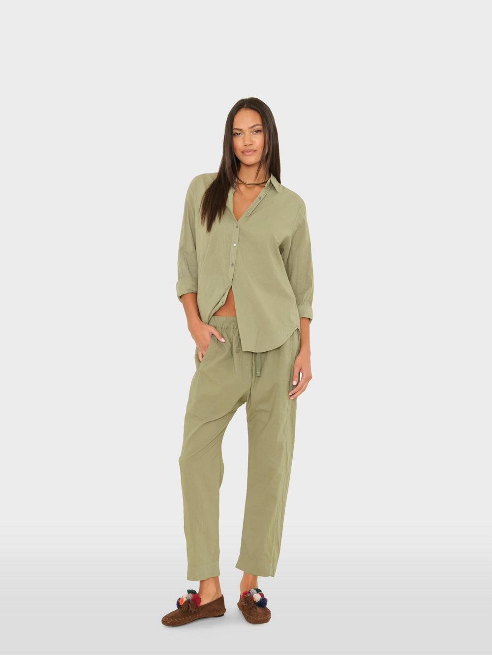 Classico Pant Dark Seagrass Draper Pant Dark Seagrass Draper Pant