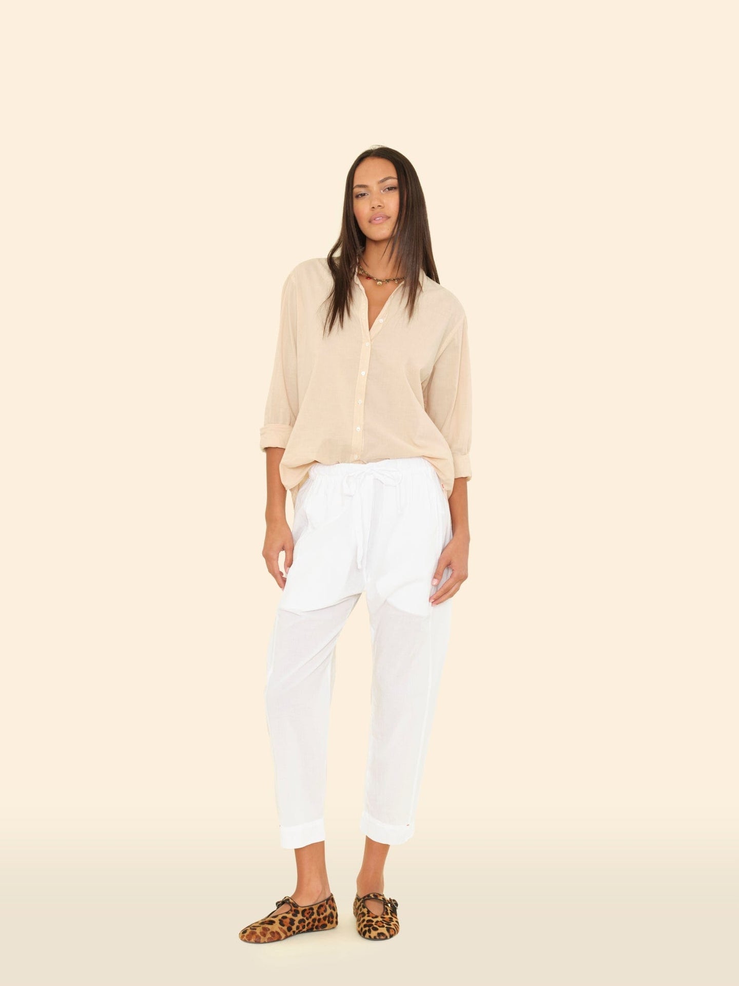 Classico Pant White Draper Pant White Draper Pant
