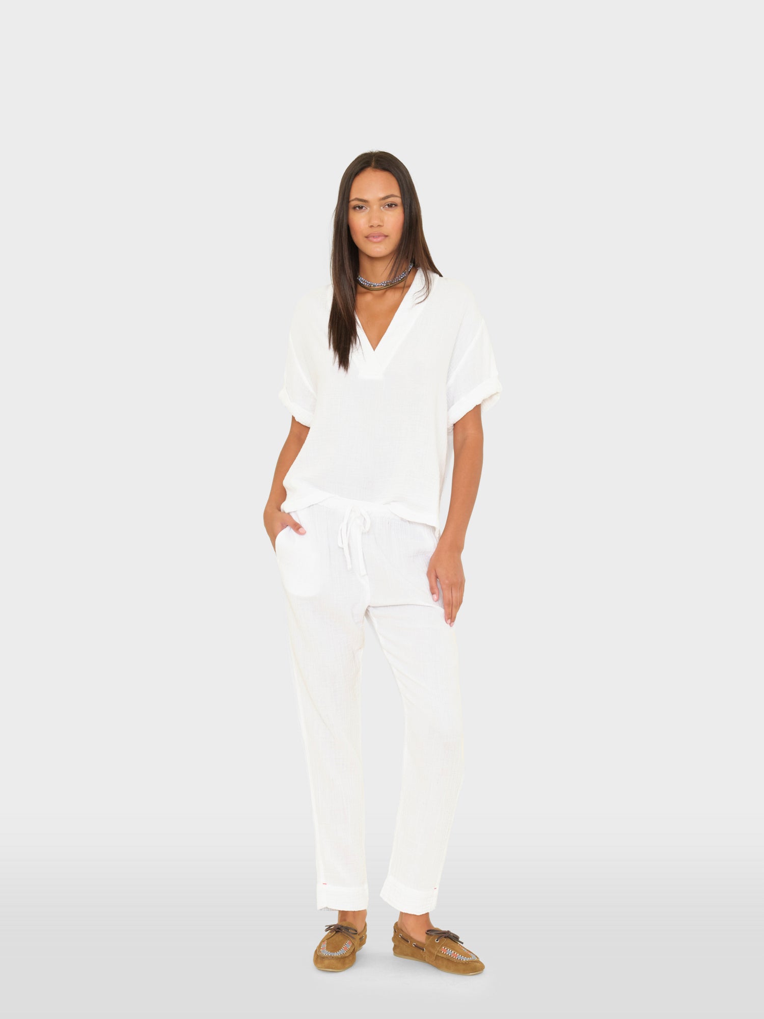 White Jordyn Pant