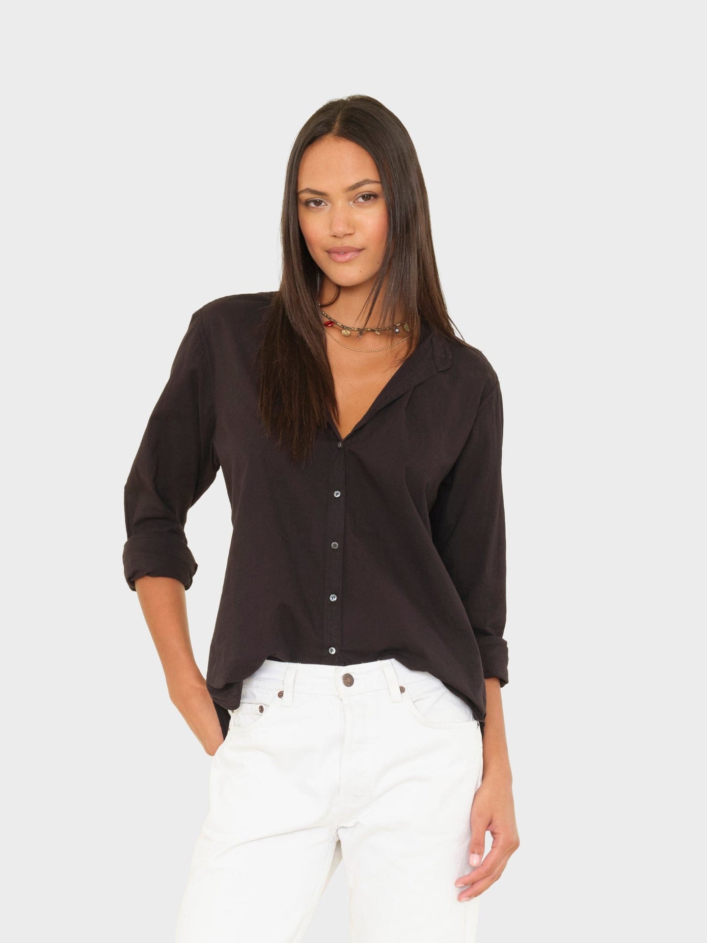 Xirena Beau Shirt - Black Xirena Beau Shirt - Black