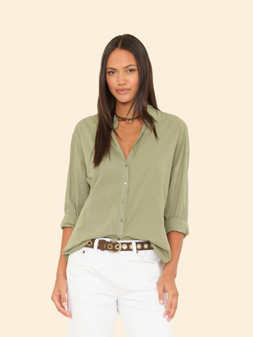Classico Shirt Dark Seagrass Beau Shirt Dark Seagrass Beau Shirt