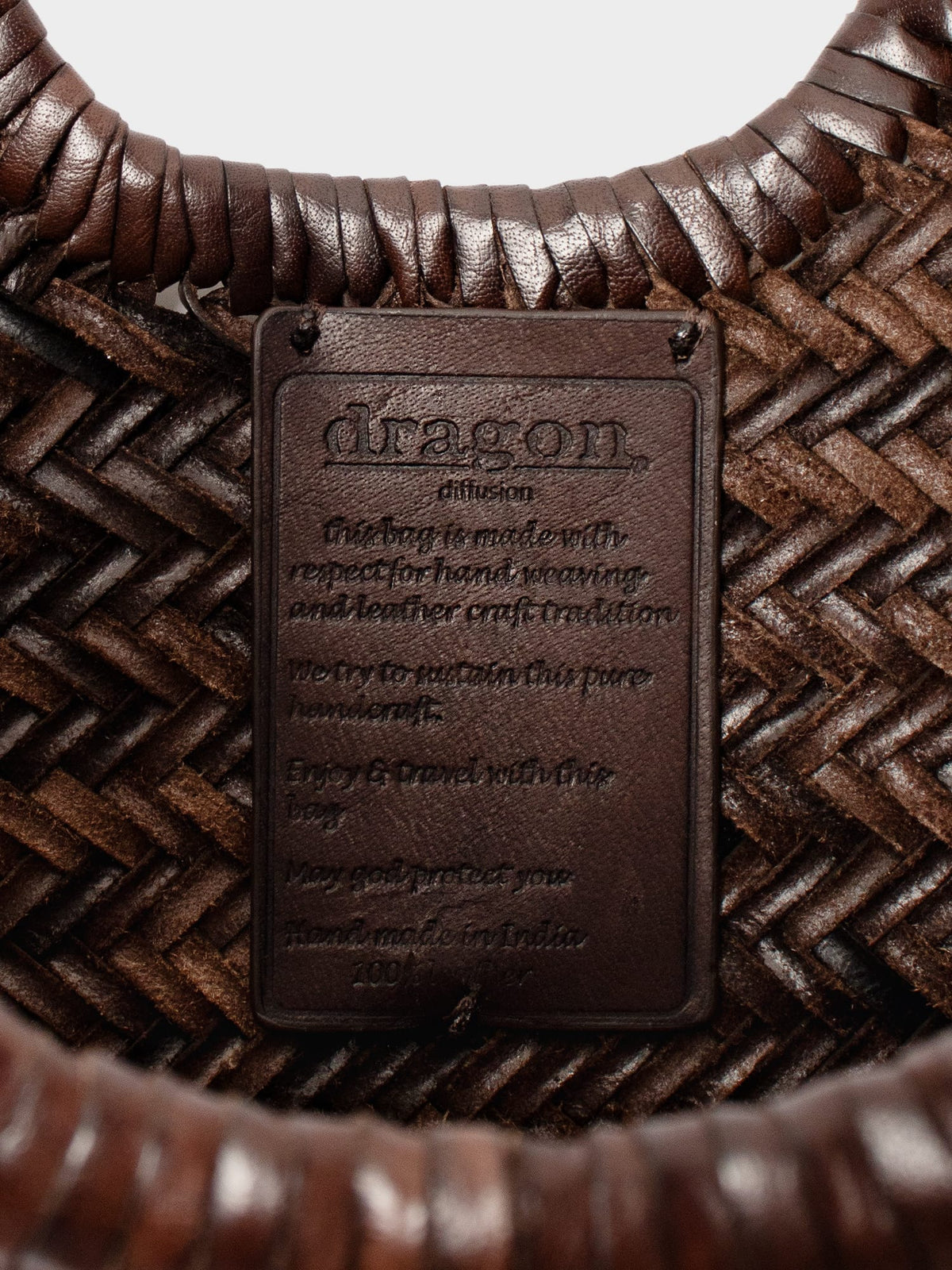 Dragon Diffusion Bag One Size / Dark Brown Dark Brown Nantucket Big Basket Bag DD0NB000-OS-DBRN Dark Brown Nantucket Big Basket Bag