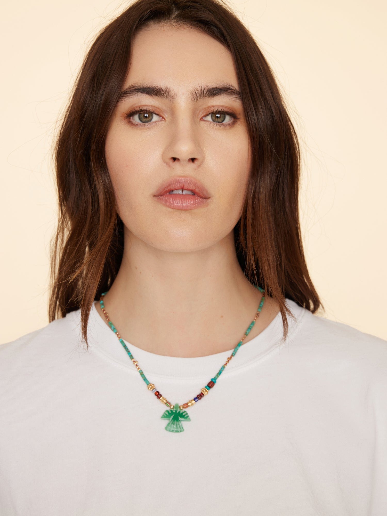 Gachon Pothier Jade Epure Bird Necklace V2