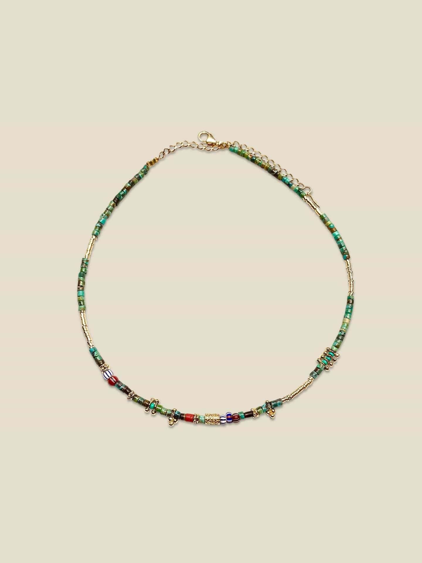 Gachon Pothier Necklace One Size / Turquoise Gachon Pothier Turquoise Sally Short Necklace GP33036-OS-TRQS