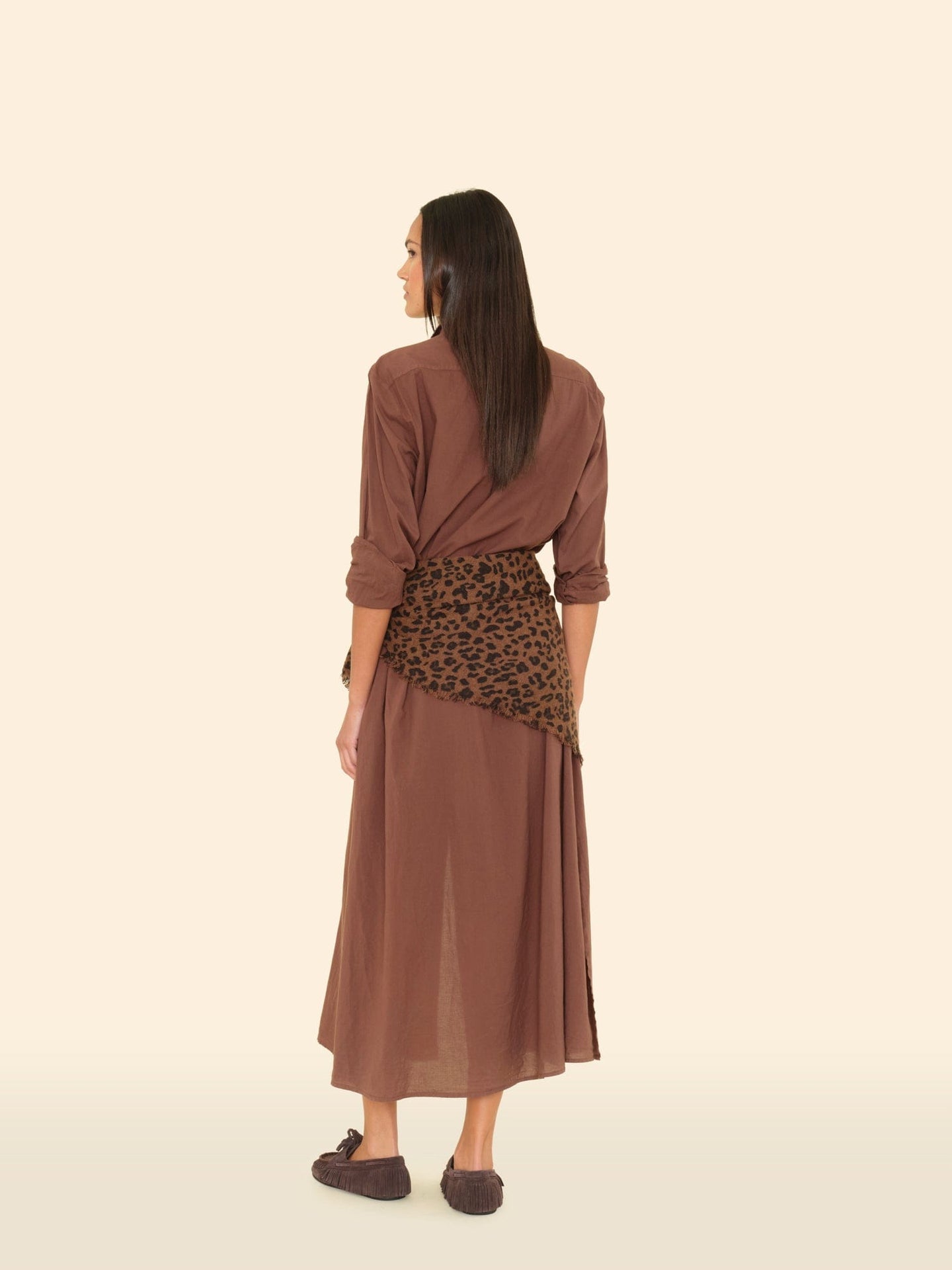 Kujten Accessory One Size / Brown Kujten Brown Leopard Hachiko Bandana K0CSH954-OS-BRN Kujten Brown Leopard Hachiko Bandana