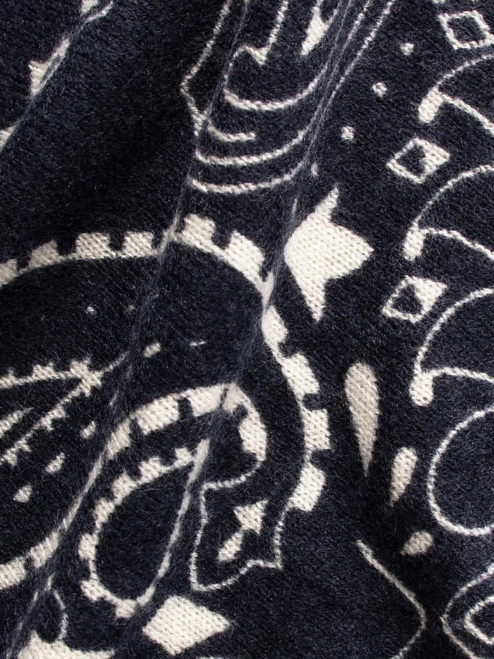 Kujten Accessory One Size / Navy Kujten Navy Hachiko Bandana K0CSH221-OS-NVY Kujten Navy Hachiko Bandana