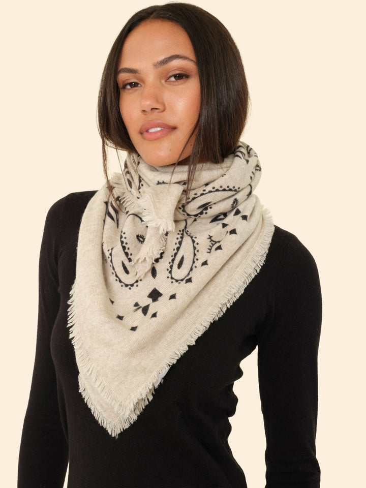 Kujten Accessory One Size / Oat Kujten Oat Hachiko Bandana K0CSH221-OS-OAT Kujten Oat Hachiko Bandana