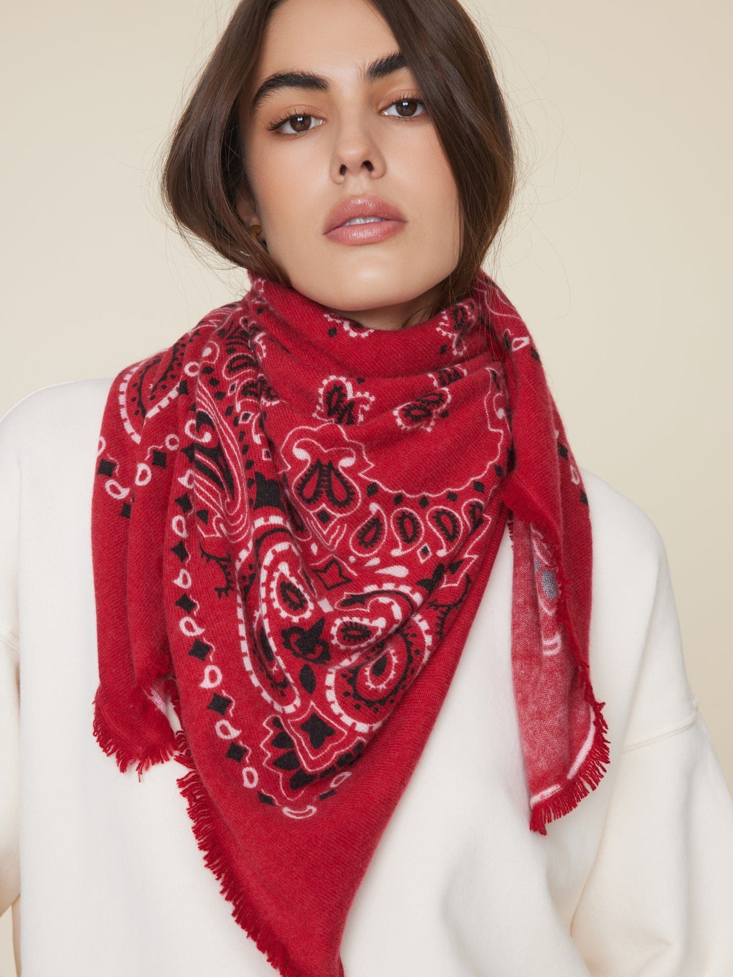 Kujten Accessory One Size / Rouge Kujten Rouge Hachiko Bandana K0CSH221-OS-RGE
