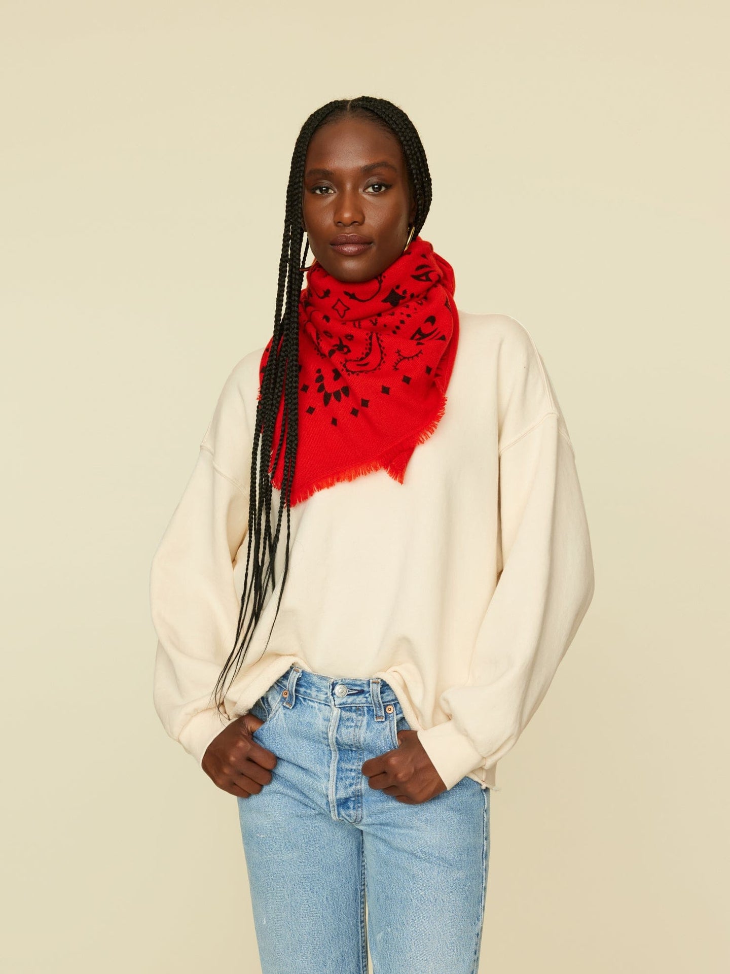 Kujten Accessory One Size / Rouge Orange Kujten Rouge Orange Hachiko Bandana K0CSH221-OS-RGORN
