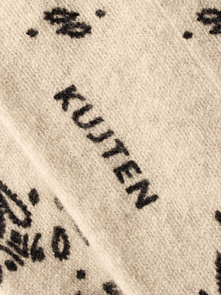 Kujten Socks One Size / Oat Kujten Oat Sig Bandana Socks K0CSH951-OS-OAT Kujten Oat Sig Bandana Socks