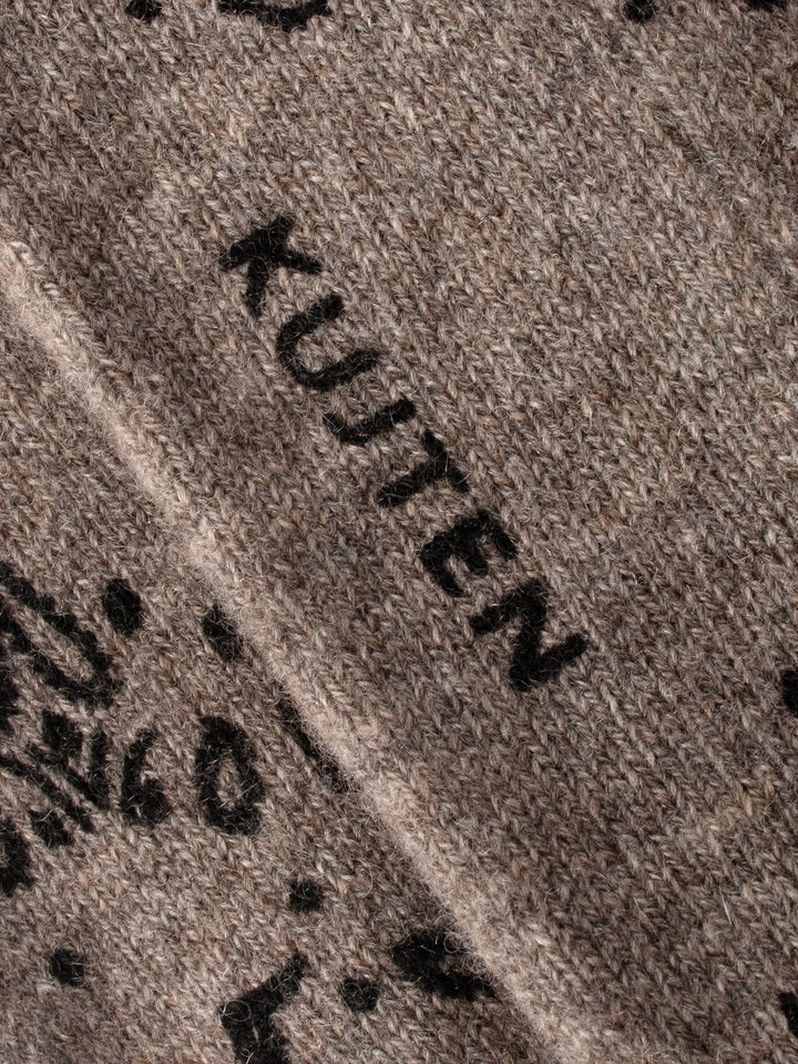 Kujten Socks One Size / Taupe Kujten Taupe Sig Bandana Socks K0CSH951-OS-TAU Kujten Taupe Sig Bandana Socks