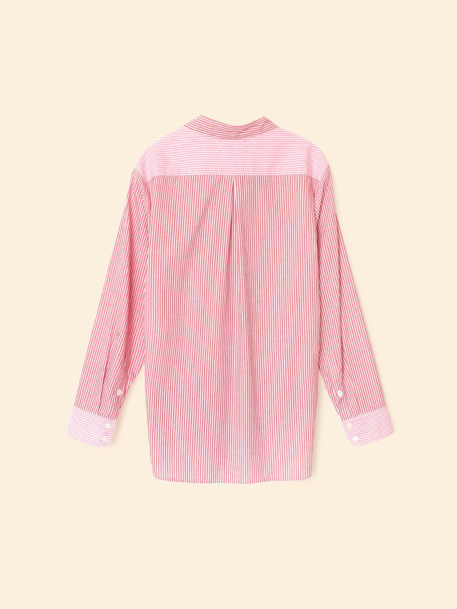 パーカー・フーディ IONSEOUL Embo balloon striped shirt Striped poplin shirt, white | Sportmax