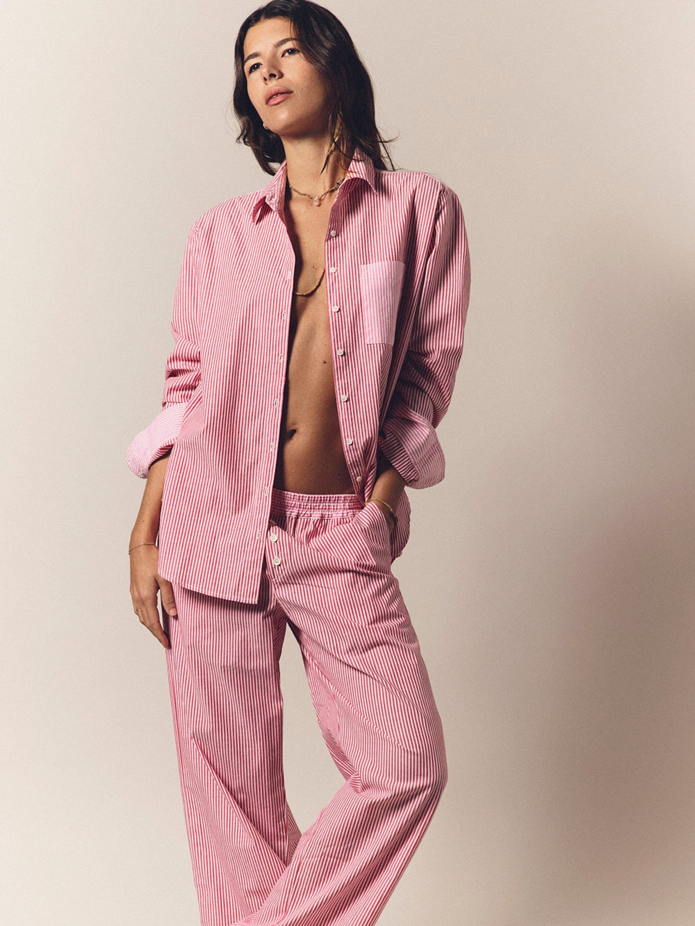 LM01 Shirt Bonbon Violette Shirt Bonbon Violette Shirt