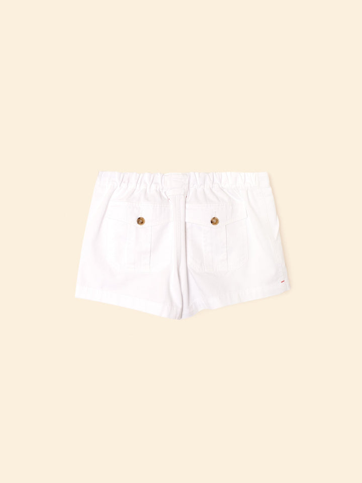 LM01 Short Blanc Georgia Twill Short Blanc Georgia Twill Short