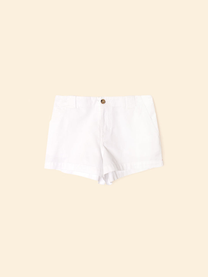 LM01 Short Blanc Georgia Twill Short Blanc Georgia Twill Short