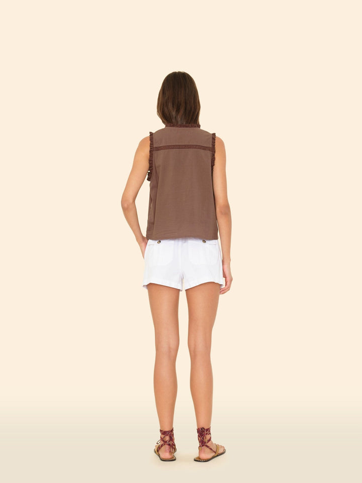 LM01 Short Blanc Georgia Twill Short Blanc Georgia Twill Short