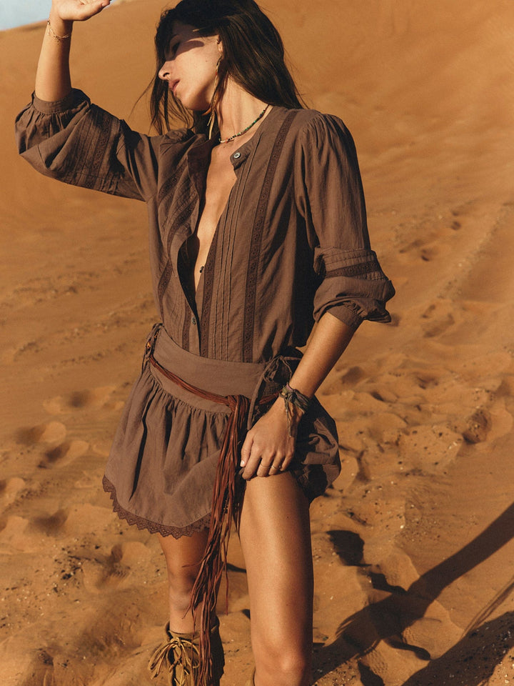 LM01 Skirt Chocolat Paloma Skirt Chocolat Paloma Skirt